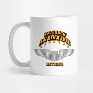 Air Force Aviator - Pilot - Basic Wings - Retired Mug